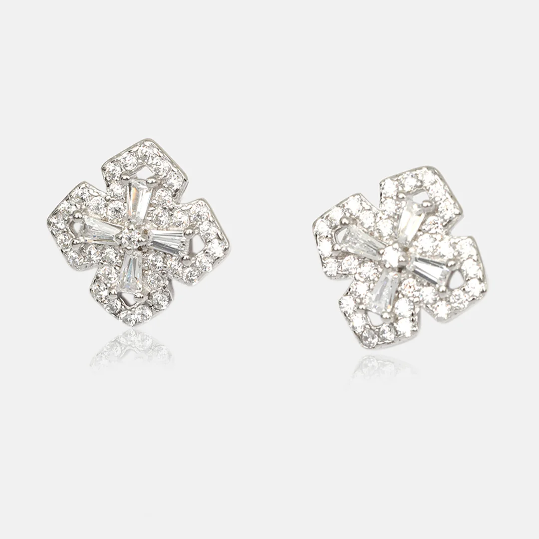 Pure Silver 925 Tops With Snowflake Shape For Woman