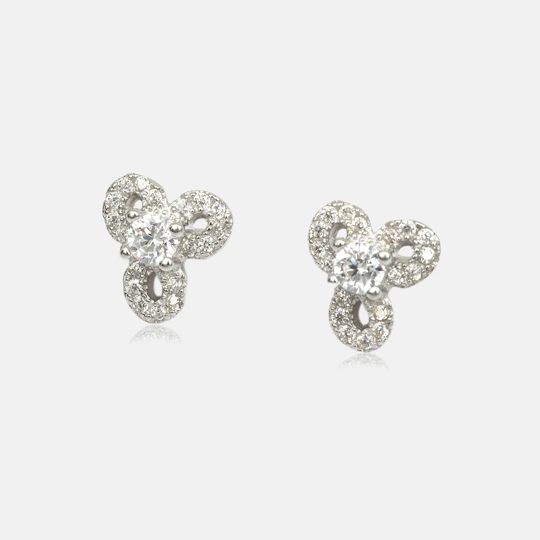 Pure Silver 925 Tops With Triquetra Shape For Woman