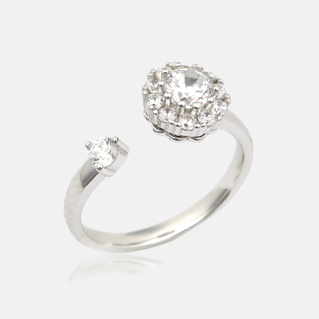 Silver 925 Adjustable Stylish Ladies Ring