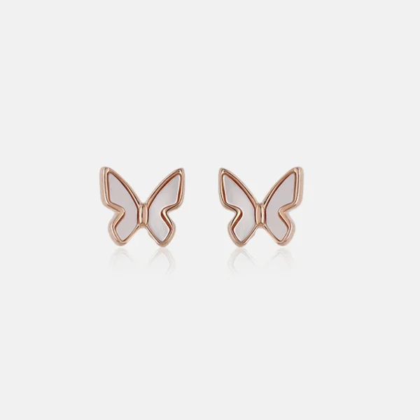Pure Silver 925 Earring With Butterfly Design For Women's