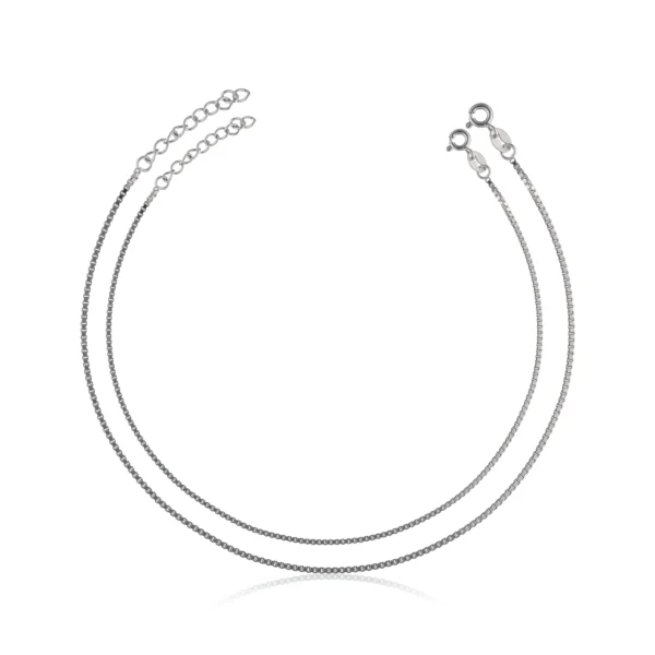 925 Sterling Silver Plain Payal For Womens