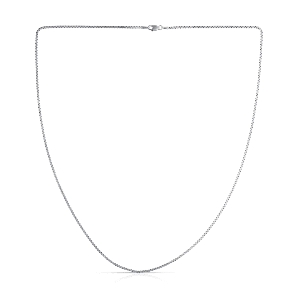 925 Sterling Silver Chain Also Known As A Box Chain For Mens
