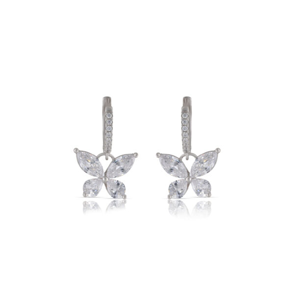 925 Sterling Silver Bali With Butterfly Design For Womens